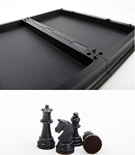 Folding Game Board and for The Handcrafted Wood Chess Pieces Handmade Portable Travel Chess Board The Best Gift for Family Children Friends and Parents