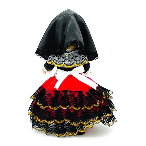 Folk Artesanía Muñeca colección Regional 35 cm. Vestido típico Cartagenera Cartagena Murcia, Fabricado en España Muñecas