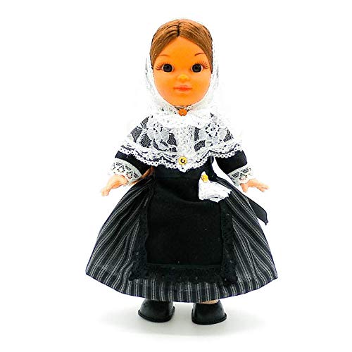 Folk Artesanía Muñeca Regional colección 25 cm Vestido típico Mallorquina payesa Mallorca Islas Baleares España.