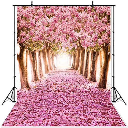 Fondo de Paisaje de Primavera País de Las Maravillas Pastizales Cuento de Hadas Bosque Niños Setas recién Nacidas Elfos Flores Photocall Banner A6 10x7ft / 3x2.2m