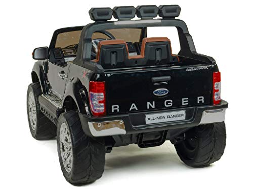 Ford Ranger Pickup 12V - 4 Motores, MP4, Negro