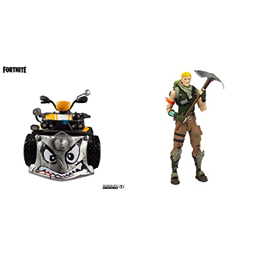 Fornite Quadcrasher 28 cm (Windows) + McFarlane Fortnite Figura Jonesy, Multicolor, Talla única