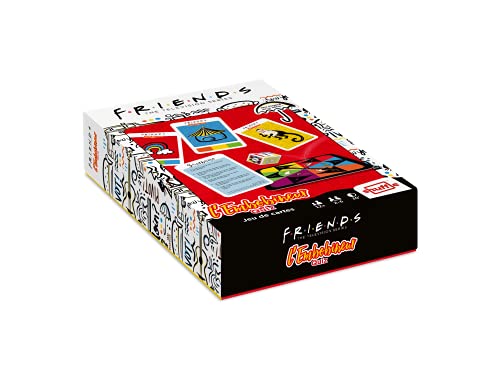 Friends, Warner Bros – La Rueda del Embobinador Quiz – Le Mystificador, Bamboozle – Juego de Cartas para Adulto – Serie TV