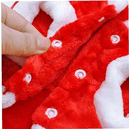 Froiny 1 Pc Ropa Perro Navidad Ropa Pequeño Perros Papá Noel para Pug Chihuahua Yorkshire Pet Cabra Compaña Abrigos Mascotas Disfraz