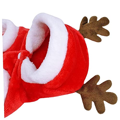 Froiny 1 Pc Ropa Perro Navidad Ropa Pequeño Perros Papá Noel para Pug Chihuahua Yorkshire Pet Cabra Compaña Abrigos Mascotas Disfraz