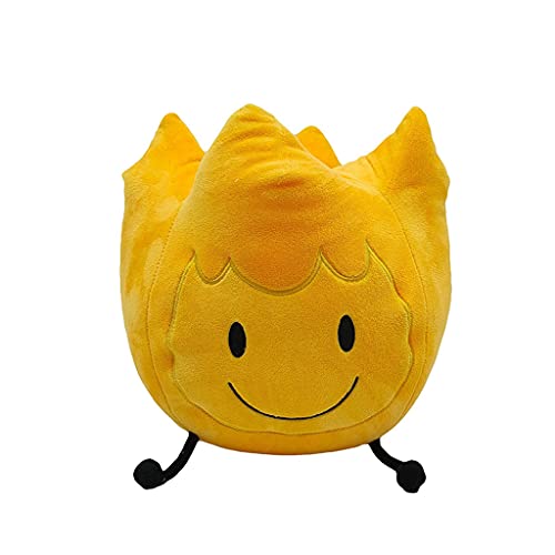 Frotox Muñeca de Peluche de Dibujos Animados Battle for Dream Island Peluche de Peluche con Hojas Verdes Muñecas Suaves Cojín Trasero Almohadas rellenas para niñas, Amarillo