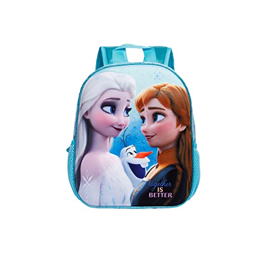 Frozen 2 Better-Mochila 3D Pequeña, Azul