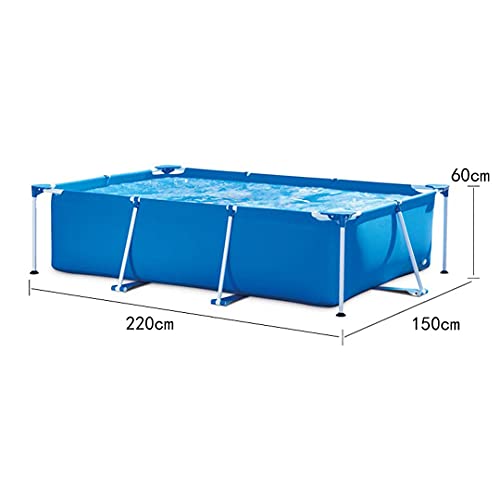 FSCLJ 220x150x60CM Piscina Inflable para niños PVC hogar Engrosamiento Gran Piscina para niños al Aire Libre