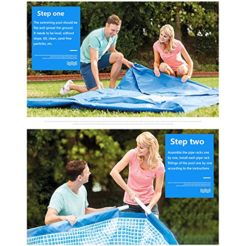 FSCLJ 220x150x60CM Piscina Inflable para niños PVC hogar Engrosamiento Gran Piscina para niños al Aire Libre