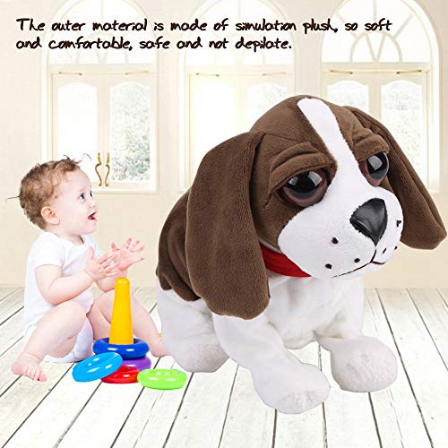 FTVOGUE Bonito juguete electrónico de peluche para perros, mascotas, control de sonido, para niños, juguete interactivo (03)