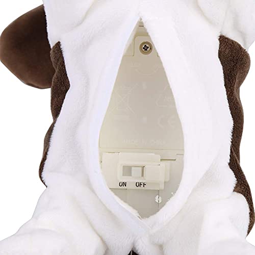 FTVOGUE Bonito juguete electrónico de peluche para perros, mascotas, control de sonido, para niños, juguete interactivo (03)