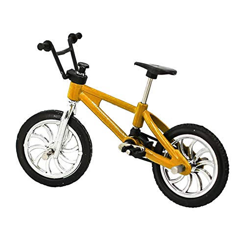 fuchsiaan Accesorio para muebles de casa de muñecas, Super Lindo Miniatura Bicicleta de Montaña Modelo de Bicicletas al aire libre Casa de muñecas Accesorio para niños DIY Juguete - Rojo