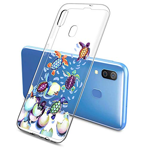 Funda Transparente Compatible para Galaxy A8 Plus 2018,Carcasa Suave Silicona TPU Gel Dibujos Animal Ultra Fina Anti Choques y Anti Arañazos Clear Bumper Case Cover para Galaxy A8 Plus 2018,A15