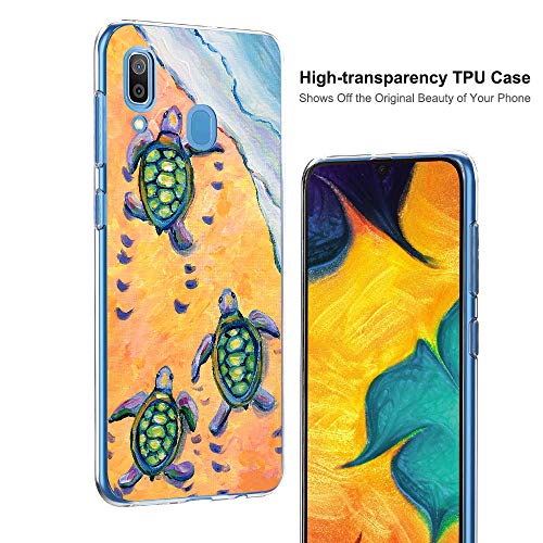 Funda Transparente Compatible para Samsung Galaxy A71,Carcasa Suave Silicona TPU Gel Dibujos Animal Ultra Fina Anti Choques y Anti Arañazos Clear Bumper Case Cover para Samsung Galaxy A71,A14