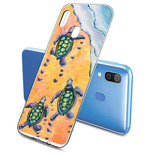 Funda Transparente Compatible para Samsung Galaxy A71,Carcasa Suave Silicona TPU Gel Dibujos Animal Ultra Fina Anti Choques y Anti Arañazos Clear Bumper Case Cover para Samsung Galaxy A71,A14