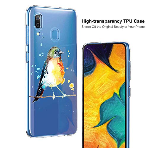 Funda Transparente Compatible para Samsung Galaxy S9+ Plus,Carcasa Suave Silicona TPU Gel Dibujos Animal Ultra Fina Anti Choques y Anti Arañazos Clear Bumper Case Cover para Galaxy S9+ Plus,A1