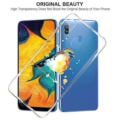 Funda Transparente Compatible para Samsung Galaxy S9+ Plus,Carcasa Suave Silicona TPU Gel Dibujos Animal Ultra Fina Anti Choques y Anti Arañazos Clear Bumper Case Cover para Galaxy S9+ Plus,A1