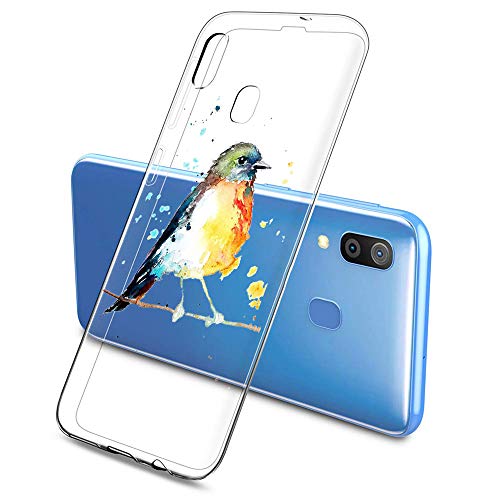 Funda Transparente Compatible para Samsung Galaxy S9+ Plus,Carcasa Suave Silicona TPU Gel Dibujos Animal Ultra Fina Anti Choques y Anti Arañazos Clear Bumper Case Cover para Galaxy S9+ Plus,A1