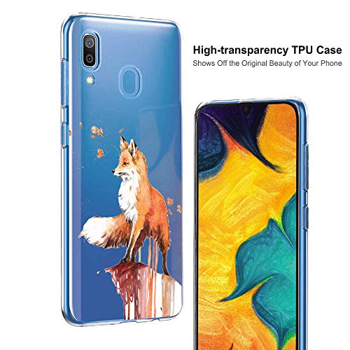 Funda Transparente Compatible para Samsung Galaxy S9,Carcasa Suave Silicona TPU Gel Dibujos Animal Ultra Fina Anti Choques y Anti Arañazos Clear Bumper Case Cover para Samsung Galaxy S9,A9