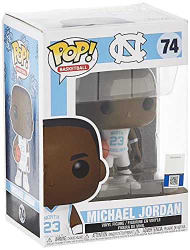 Funko 46788 Pop Baloncesto: UNC-Michael Jordan(Away Jersey) NATL Assoc (NBA) Juguete Coleccionable, Multicolor