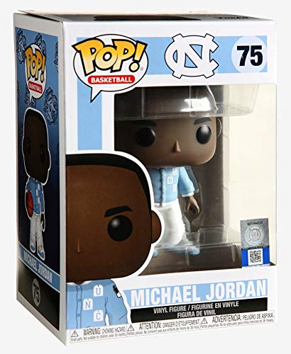 Funko 46803 Pop Baloncesto: UNC-Michael Jordan (Warm Ups) Juguete Coleccionable, Multicolor