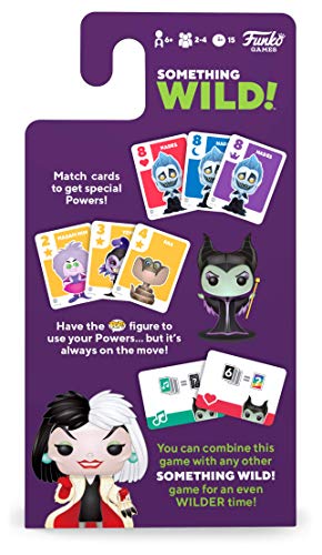 Funko 49356 Board Games 49356 Signature Something Wild Card Game-Maleficent, Multicolour