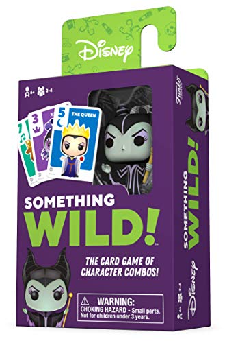 Funko 49356 Board Games 49356 Signature Something Wild Card Game-Maleficent, Multicolour