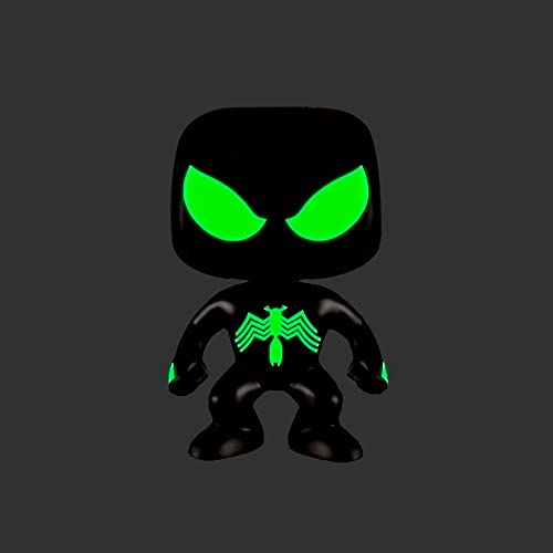 Funko 7011 GITD 7011 "POP Bobble Marvel Black Suit Spider-Man Toy