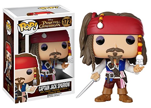 Funko 7105 Disney: Pirates 7105 POP Vinyl Jack Sparrow Figure, Multi-Colored