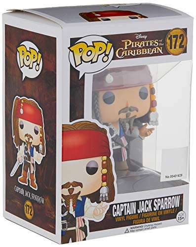 Funko 7105 Disney: Pirates 7105 POP Vinyl Jack Sparrow Figure, Multi-Colored