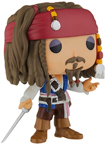 Funko 7105 Disney: Pirates 7105 POP Vinyl Jack Sparrow Figure, Multi-Colored