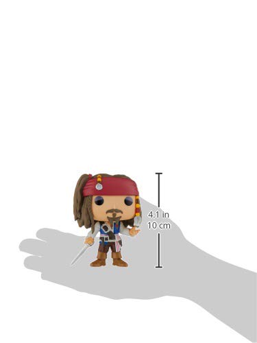 Funko 7105 Disney: Pirates 7105 POP Vinyl Jack Sparrow Figure, Multi-Colored