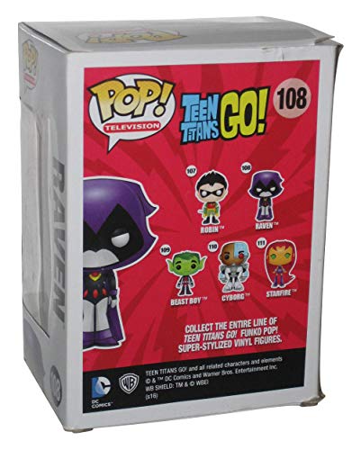 Funko 9508 – Figura Teen Titans Raven, Naranja