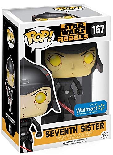 Funko Figura de vinilo con diseño de Star Wars Rebels: Seventh Sister #167 (exclusiva de Walmart), con funda protectora