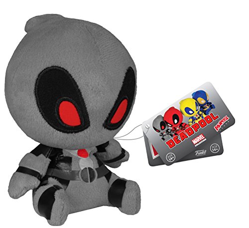 Funko - Peluche Marvel - Deadpool Gris Mopeez 10cm - 0849803074623