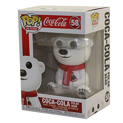 Funko- Pop Ad Icons Coca-Cola Polar Bear Juguete coleccionable, Multicolor (41732)