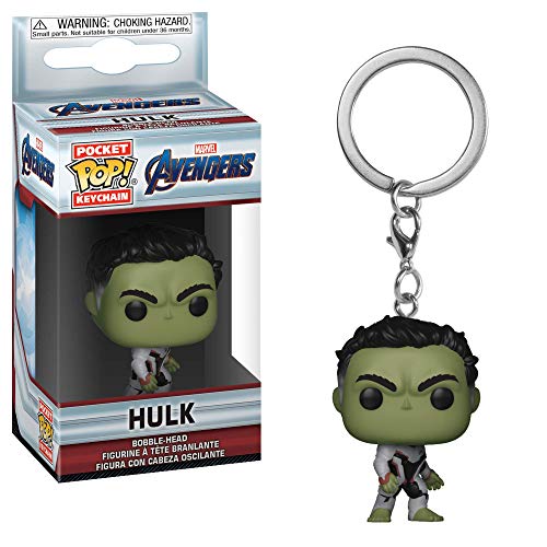 Funko - Pop! Avengers Endgame: Hulk Llavero, Multicolor(Funko 36677)