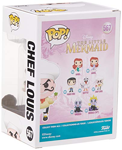 Funko- Pop Disney: Little Mermaid-Chef Louis Princess Figura de Vinilo, Multicolor (40104)