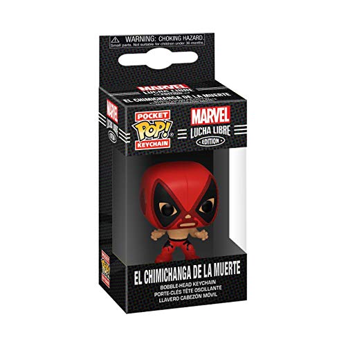 Funko- Pop Keychain Marvel Luchadores Deadpool Juguete coleccionable, Multicolor (53897)