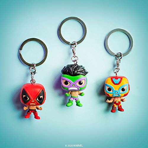 Funko- Pop Keychain Marvel Luchadores Deadpool Juguete coleccionable, Multicolor (53897)