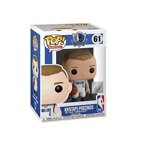 Funko - Pop! NBA: Dallas Mavericks - Kristaps Prozingis Figurina, Multicolor (44278)