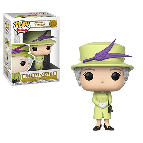 Funko - Pop Royals: Queen Elizabeth II Royal Family Estatua, Multicolor, 35723