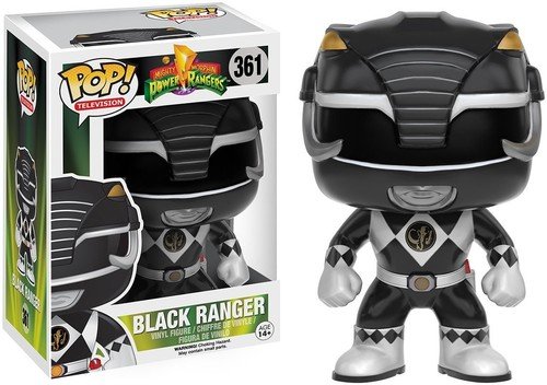 Funko Power Rangers Black Ranger Figura de Vinilo, Talla única (10309)