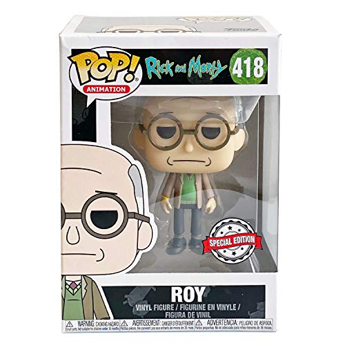 Funko ROY #418 POP! Rick and Morty: Figura de vinilo Blip y Chitz