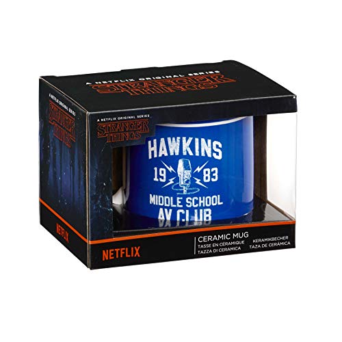 Funko ST06058 Stranger Things: Mug: Hawkins AV Club, Multicolour, One Size