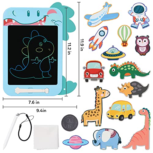 FunsLane Tableta de escritura LCD, tablero colorido de 10.5 pulgadas, almohadilla de dibujo educativa y aprendizaje, la mejor opción como regalo para niños de 3 años y más de niñas