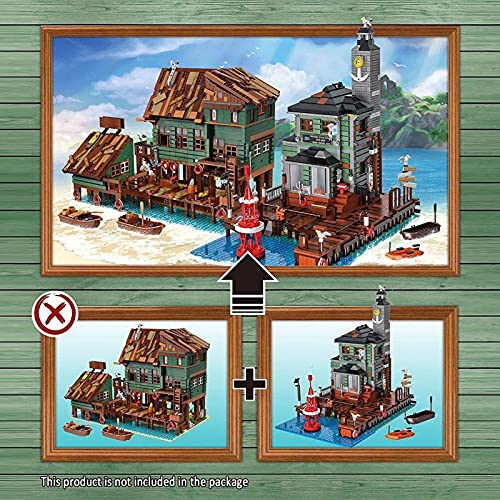 FYHCY 30104 Kit de Tienda de Buceo, 2361 Piezas Modelo Fisherman Series Bauhaus, Compatible con Lego