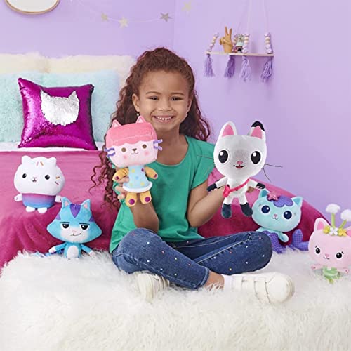 Gabby Dollhouse Plush Doll, Gabbys Dollhouse, Gabbys Dollhouse Cat Plush Toy, Muñecos de Peluche de Dibujos Animados, Rellenas Suaves, for Niños Niñas Fanáticos Regalos ( Color : A , Size : 25CM )