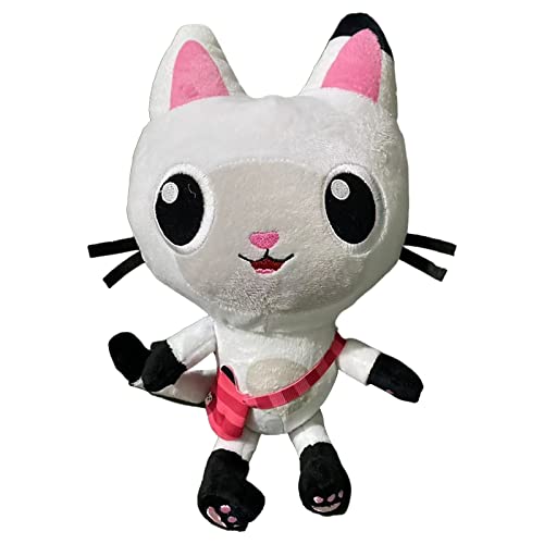 Gabbys - Casa de muñecas, diseño de sirena, gato, juguete de peluche, peluche, cojín suave para pequeñas M?Dchen (mochila gato)