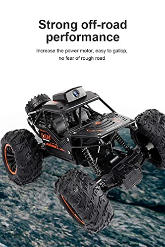 GAOZH Coches RC Control Remoto con cámara 2.4G Buggy WiFi Camiones Todoterreno Juguetes para niños Coche RC de Escalada de Alta Velocidad para niños Niños Niños Niñas (Color: 3 Paquetes de baterías)